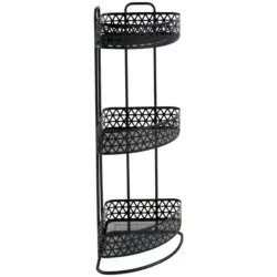 Regal 30,5/70,5/23,5 cm Schwarz