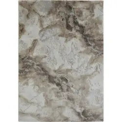 Webteppich 120/170 cm Mora Marmor Creme