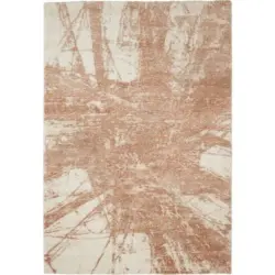 Webteppich 140/200 cm My Bologna Creme, Cognac