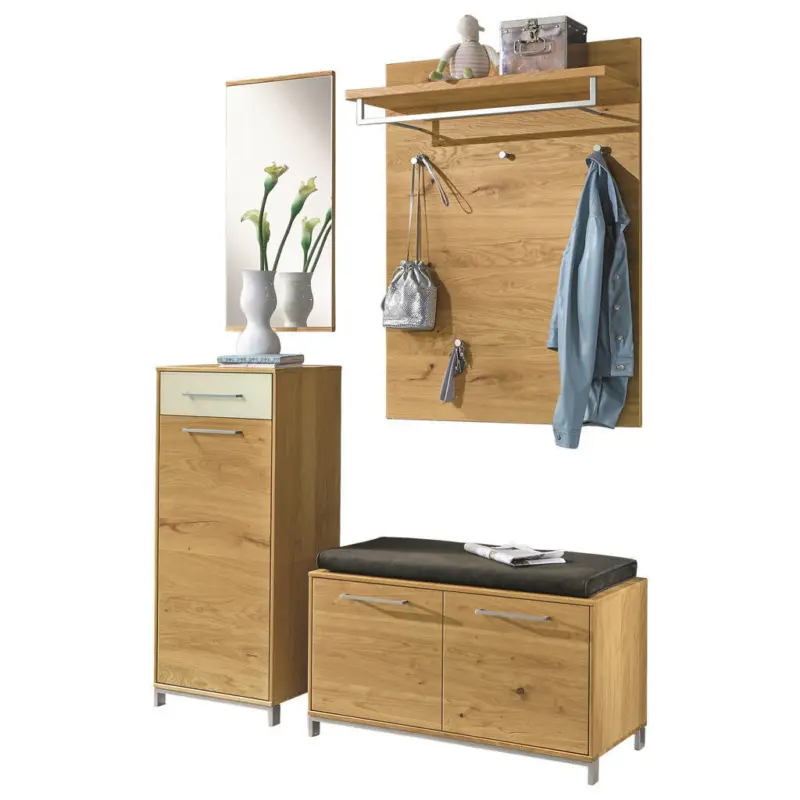 Garderobe 5-teilig in 140/195/40 cm