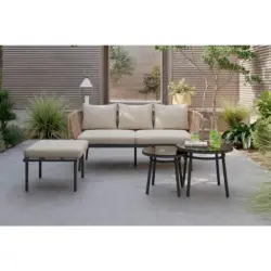 Loungegarnitur 180/73/69 cm Eisen