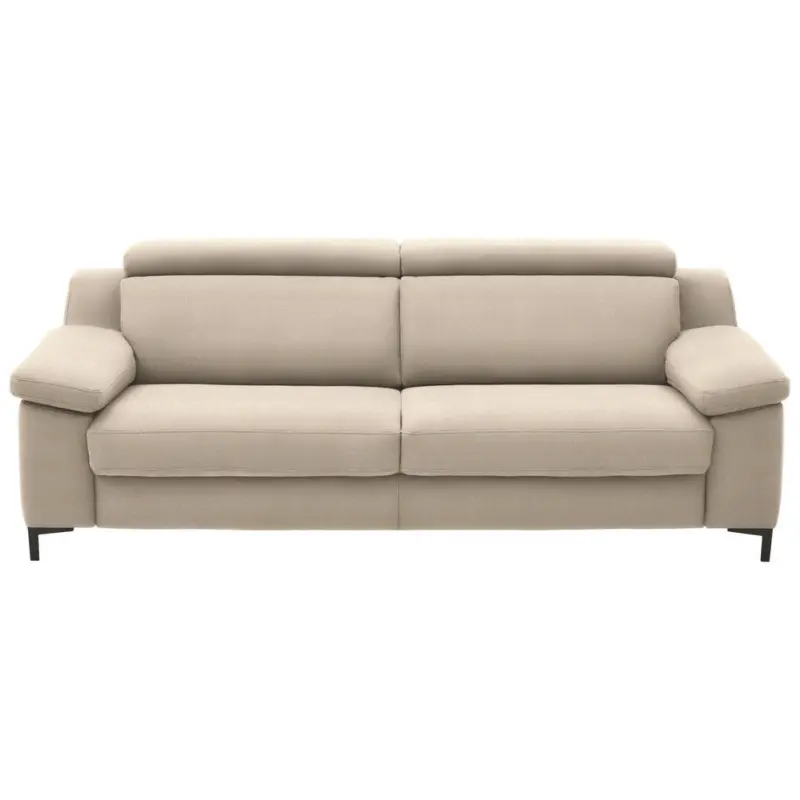 3-Sitzer-Sofa in Chenille Sandfarben