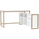 XXXLutz Lauterach - Ihr M&ouml;belhaus bei Bregenz Eckschreibtisch 139/139/75 cm in Wei&szlig;, Eiche Artisan