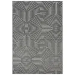 Outdoorteppich 60/110 cm Berlin Grau