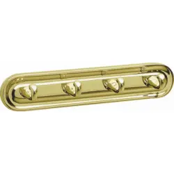 Hakenleiste in Goldfarben