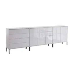 Sideboard Mailand Set 7 + MF in 263,5/86/33 cm