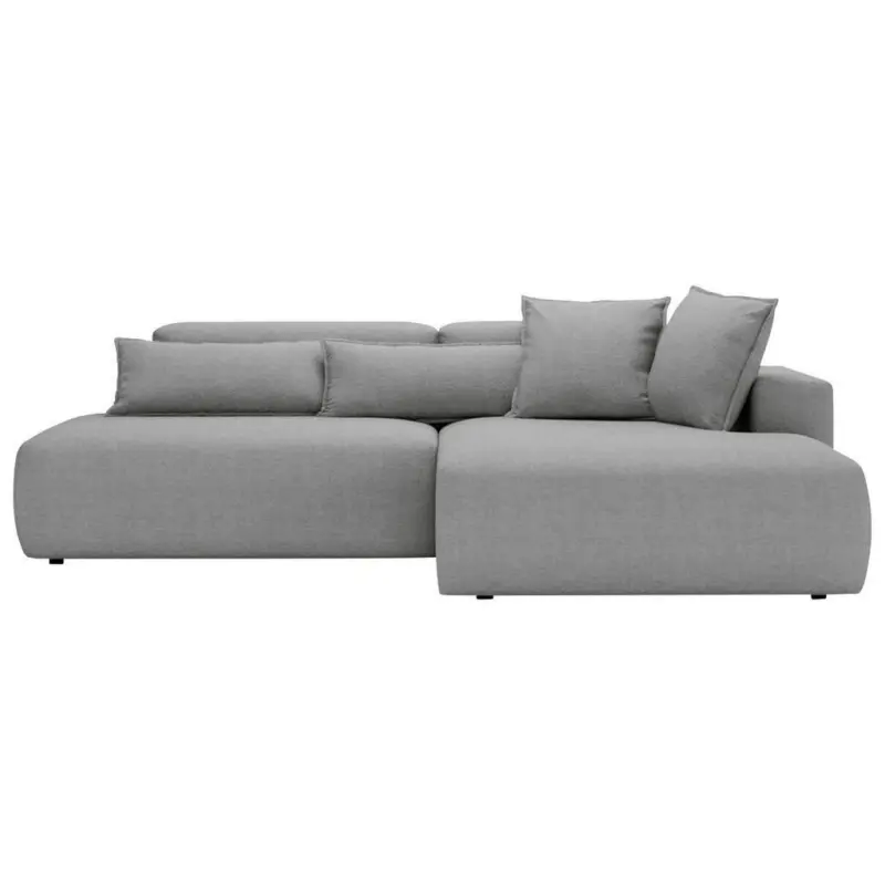 Ecksofa Arte in Chenille Grau