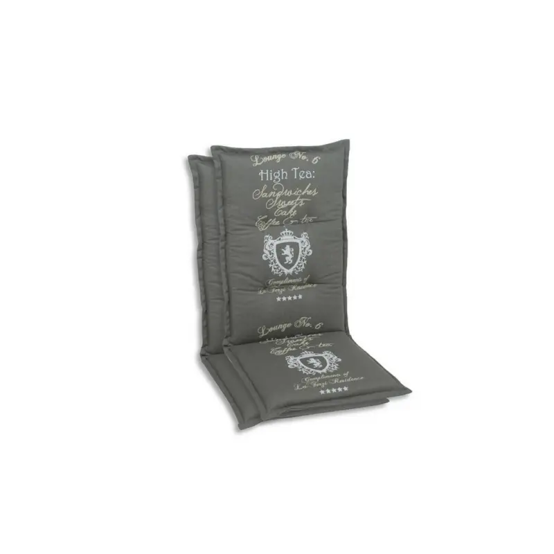 Sesselauflagenset in Grau