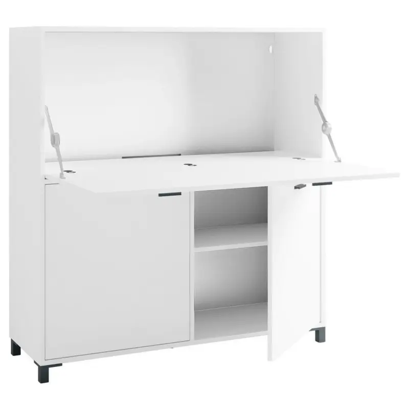 Sekret&auml;r in Schwarz, Wei&szlig;