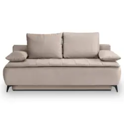 Schlafsofa Sendi in Beige Modern