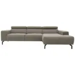 XXXLutz Lauterach - Ihr M&ouml;belhaus bei Bregenz Ecksofa in Webstoff Silberfarben 292/175 cm