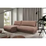 XXXLutz Lauterach - Ihr M&ouml;belhaus bei Bregenz Ecksofa Paros in Boucl&eacute; Braun 179/277 cm