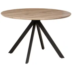 Esstisch in Metall, Holzwerkstoff 120/120/76 cm