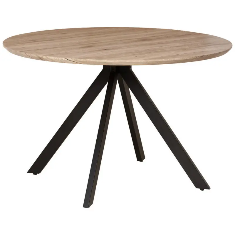 Esstisch in Metall, Holzwerkstoff 120/120/76 cm