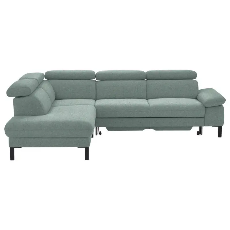 Ecksofa 830 in Flachgewebe Mintgr&uuml;n