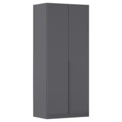 Dreht&uuml;renschrank in Grau