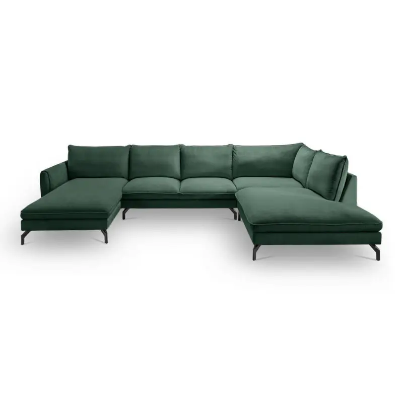 Wohnlandschaft Toronto in Cord Smaragdgr&uuml;n