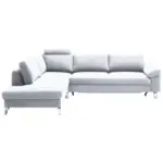 XXXLutz Lauterach - Ihr M&ouml;belhaus bei Bregenz Ecksofa in Echtleder Wei&szlig; 200/281 cm
