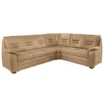 XXXLutz Lauterach - Ihr M&ouml;belhaus bei Bregenz Ecksofa in Lederlook Braun, Grau 234/286 cm