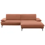 XXXLutz Lauterach - Ihr M&ouml;belhaus bei Bregenz Ecksofa in Webstoff Orange 284/184 cm