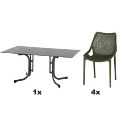 Gartengarnitur 4-teilig