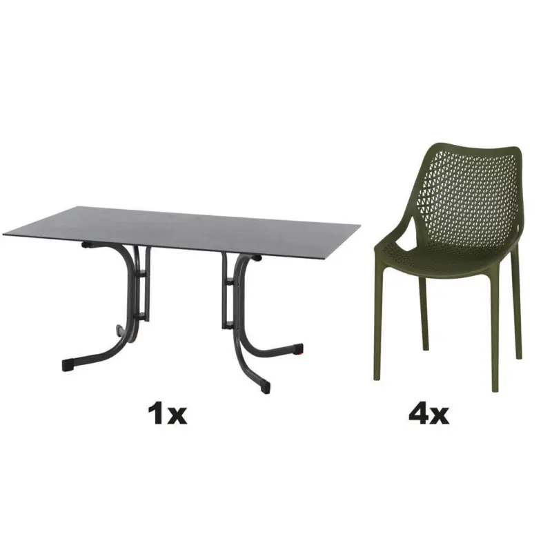Gartengarnitur 4-teilig