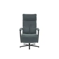 Relaxsessel in Textil Blaugrau