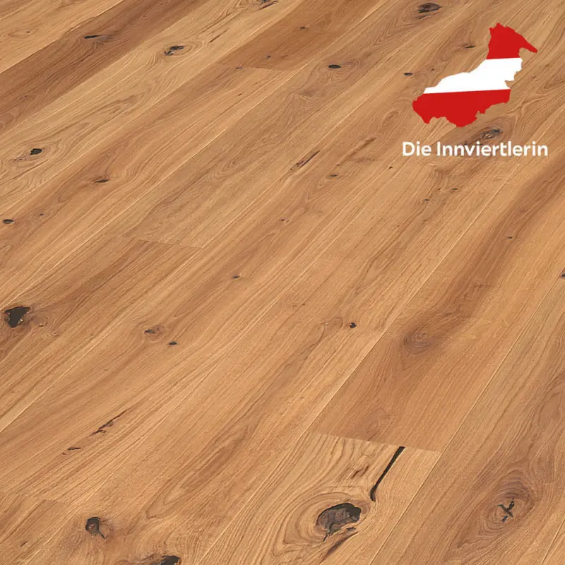 Landhausdiele Eiche lebhaft per m&sup2;