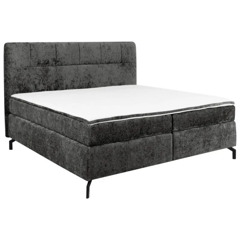 Boxspringbett 160/200 cm in Anthrazit