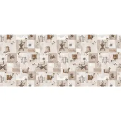 Tischdecke Milano Kunststoff Cognac 140/180 cm