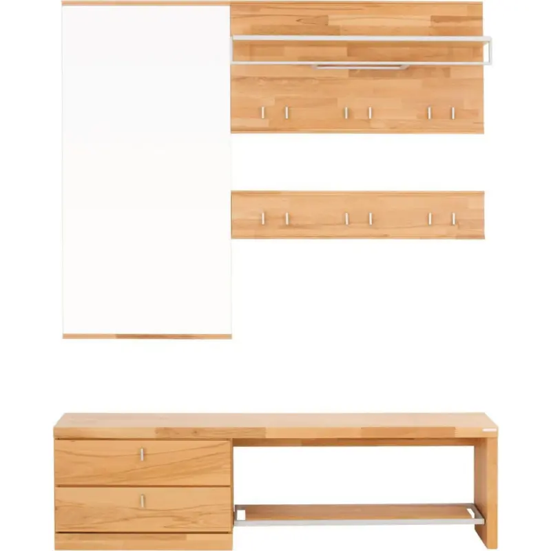 Garderobe 4-teilig in 160/200/38 cm