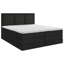 Boxspringbett 180/220 cm in Schwarz