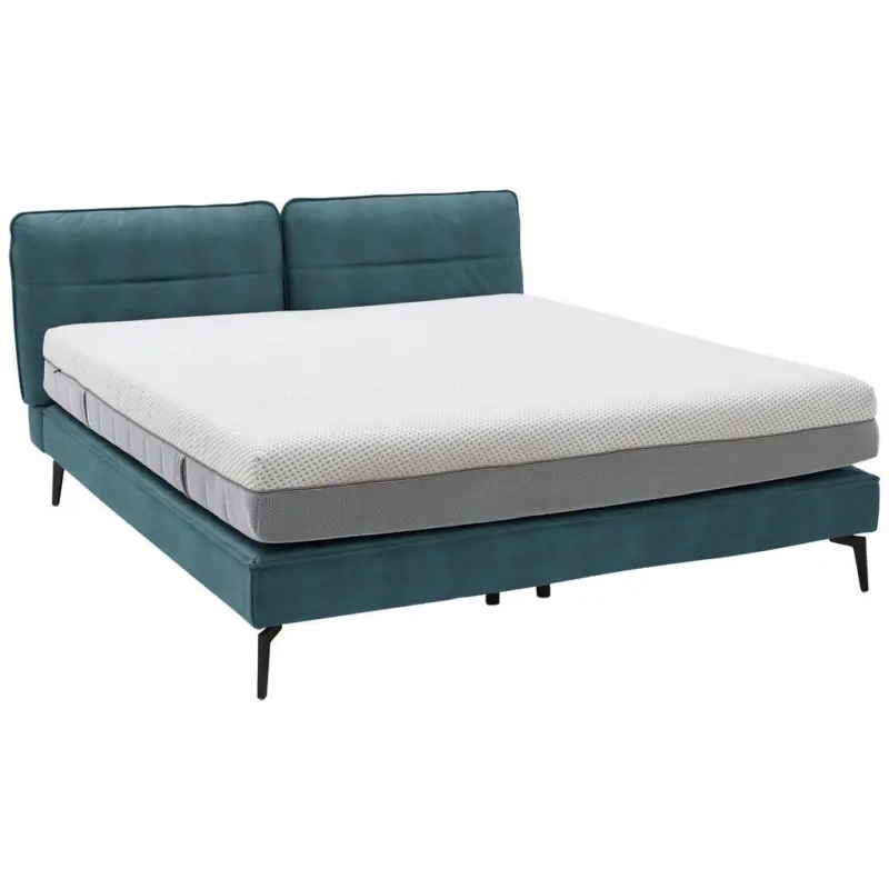 Boxspringbett 180/200 cm in Blau