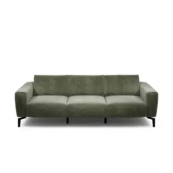 3-Sitzer-Sofa Cosy in Samt Waldgr&uuml;n