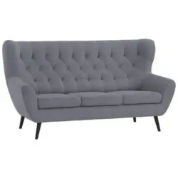 3-Sitzer-Sofa Skagen in Mikrofaser Grau