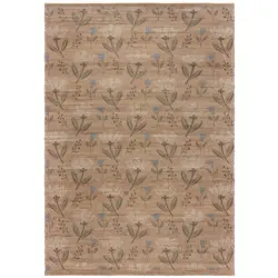 Juteteppich 120/170 cm Nadya Jute Naturfarben