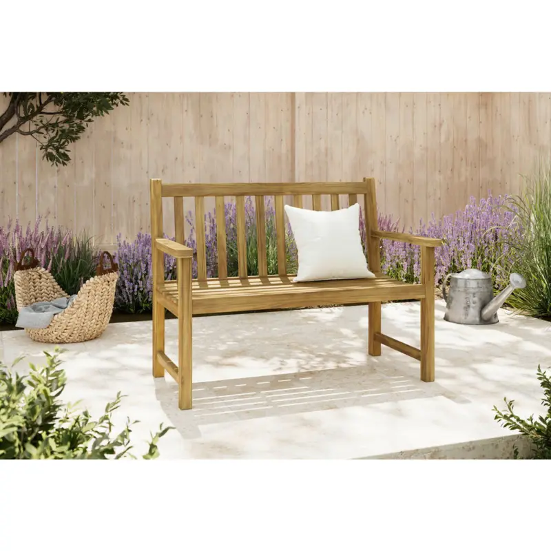 Gartenbank 120/90/61 cm in Akaziefarben