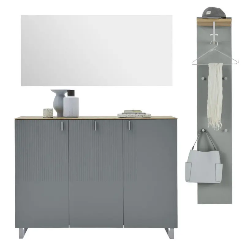 Garderobe 3-teilig in 190/192/36 cm