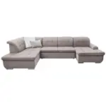 XXXLutz Lauterach - Ihr M&ouml;belhaus bei Bregenz Wohnlandschaft in Flachgewebe Taupe