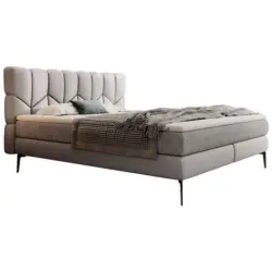 Boxspringbett 180/200 cm in Grau