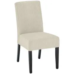 Stuhl in Holz, Textil Beige