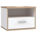 XXXLutz Lauterach - Ihr M&ouml;belhaus bei Bregenz Nachtk&auml;stchen in Wei&szlig;, Eichefarben