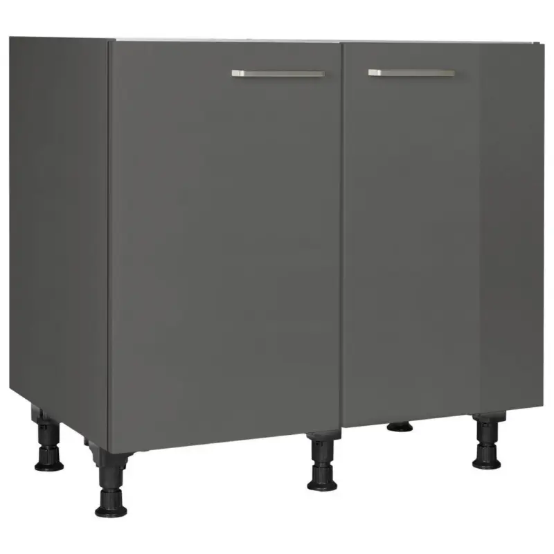 Sp&uuml;lenunterschrank 90/87/56 cm in Schieferfarben