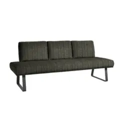 Sitzbank 209/92/78 cm in Gr&uuml;n, Schwarz