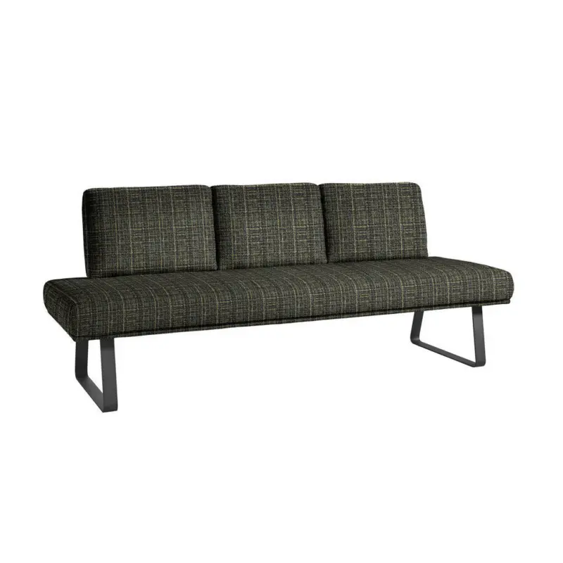 Sitzbank 209/92/78 cm in Gr&uuml;n, Schwarz