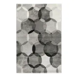 Webteppich 160/225 cm Modernina Grau, Silberfarben, Dunkelgrau, Beige