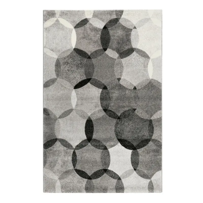 Webteppich 160/225 cm Modernina Grau, Silberfarben, Dunkelgrau, Beige