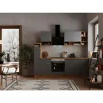 XXXLutz Lauterach - Ihr M&ouml;belhaus bei Bregenz K&uuml;chenblock 250 cm in Eichefarben