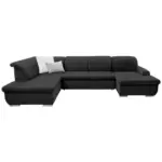 XXXLutz Lauterach - Ihr M&ouml;belhaus bei Bregenz Wohnlandschaft in Flachgewebe Graubraun