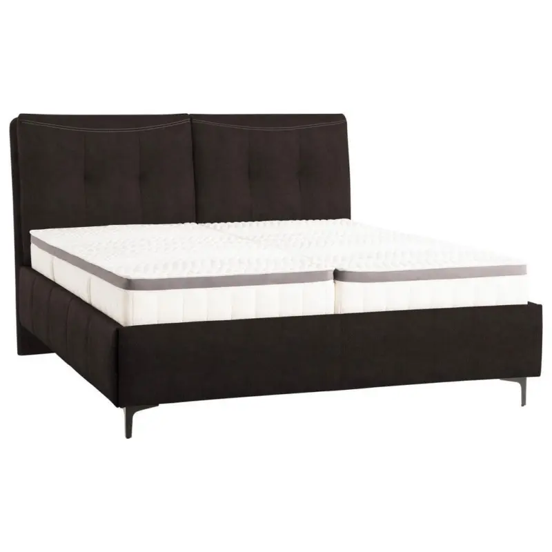 Polsterbett Matratze, Lattenrost, Topper Mokka 200/200 cm